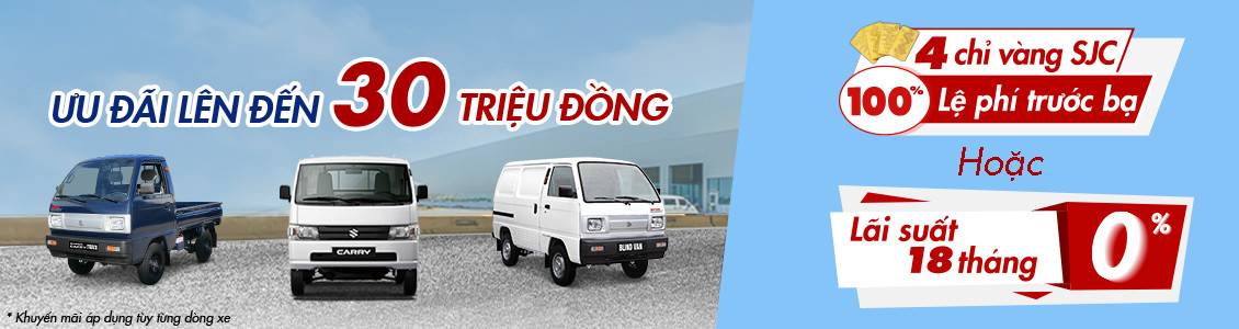 ĐÓN XE MỚI - RƯỚC LỘC VÀNG, NHẬN NGAY 4 CHỈ VÀNG TỪ VIỆT NAM SUZUKI