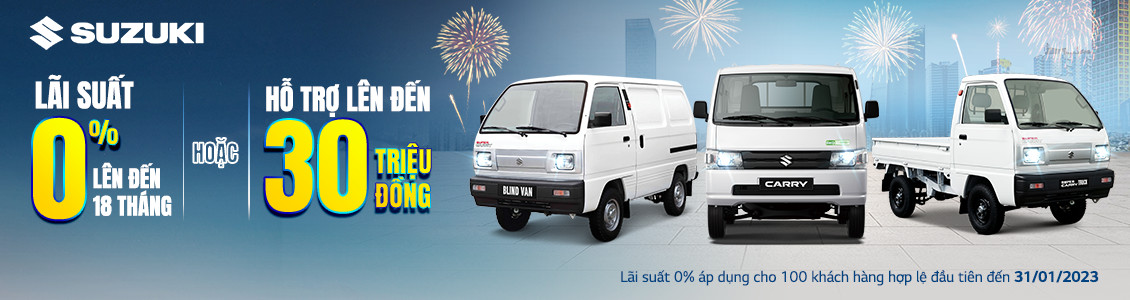 ĐÓN TẾT SUM VẦY, LỘC VÀNG TRAO TAY, VIỆT NAM SUZUKI HỖ TRỢ 0% LÃI SUẤT LÊN ĐẾN 18 THÁNG