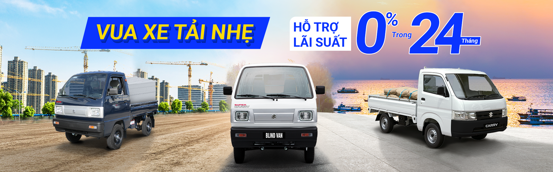 THÁNG 09/2023: RỘN RÀNG SỞ HỮU "VUA XE TẢI NHẸ" SUZUKI VỚI ƯU ĐÃI KHỦNG LÊN ĐẾN 35 TRIỆU